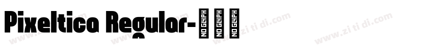 Pixeltica Regular字体转换